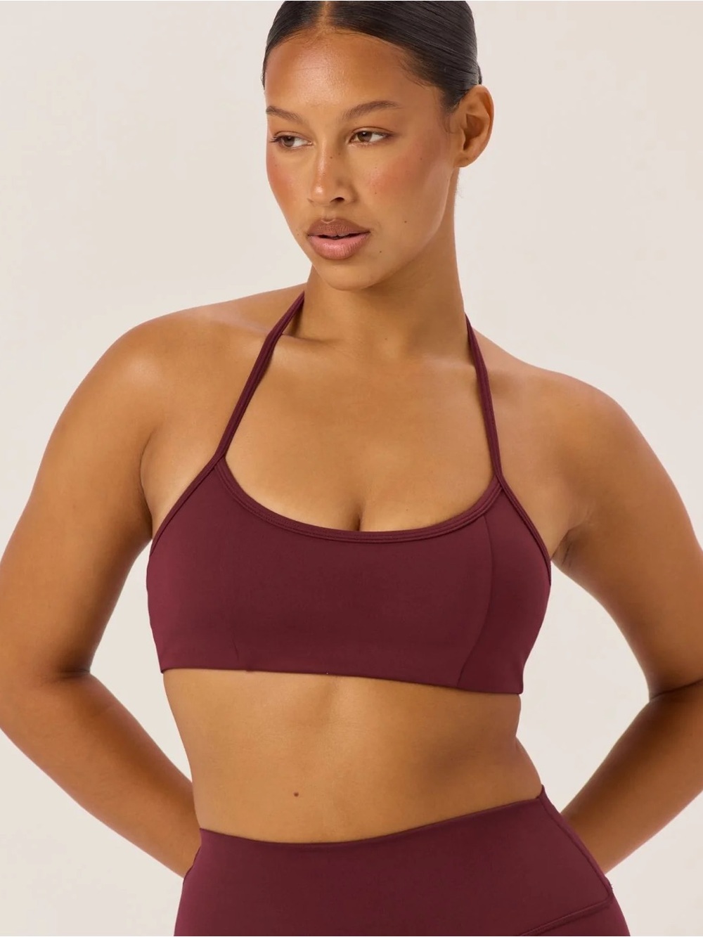 NWT - CSB - Crop Shop Boutique - Serenity Contour Halter Crop - Picture 4 of 10